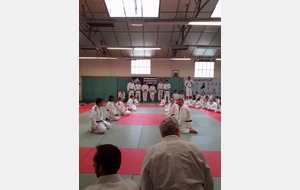 Ouverture : cérémonie  de remises
Des nouvelles ceintures Noires.
